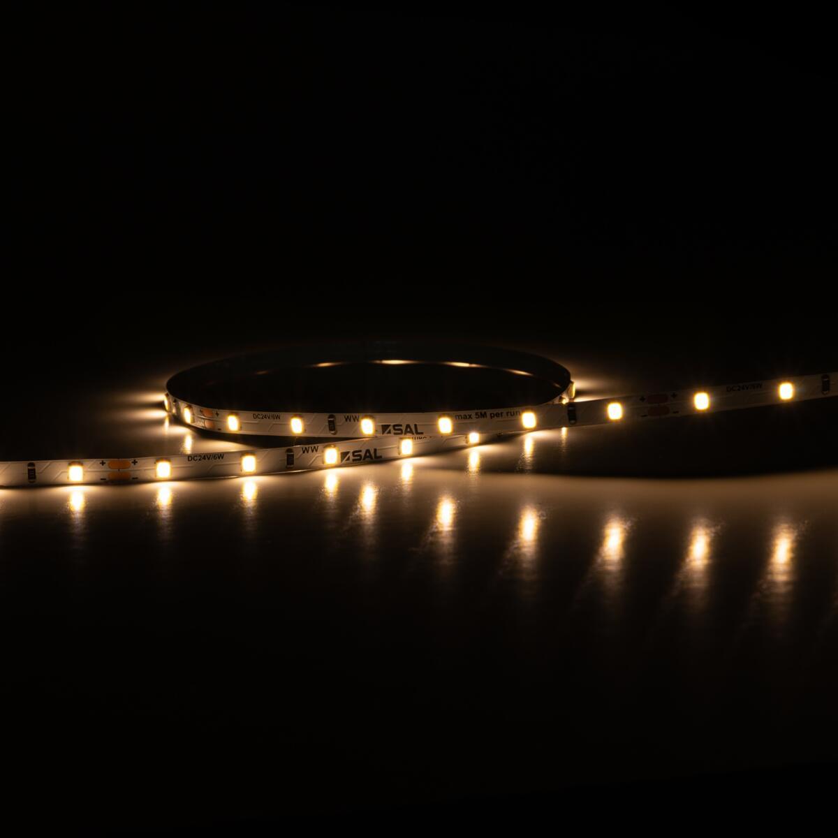 SAL FLEXI 24V SINGLE COLOUR IP20 FL2406/R05-6W/M 30M LED Strip Roll IP20