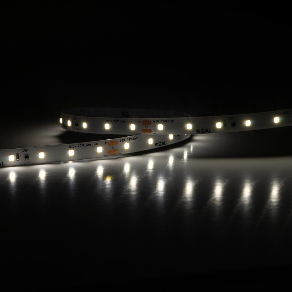 SAL FLEXI 24V WHITE COLOUR IP65 FLL2406/SS10 6W/M LED Strip