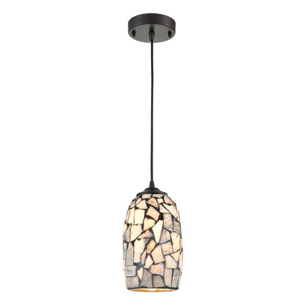 CLA Glaze Stone Mosaic Hand Blown Glass Pendant Lights