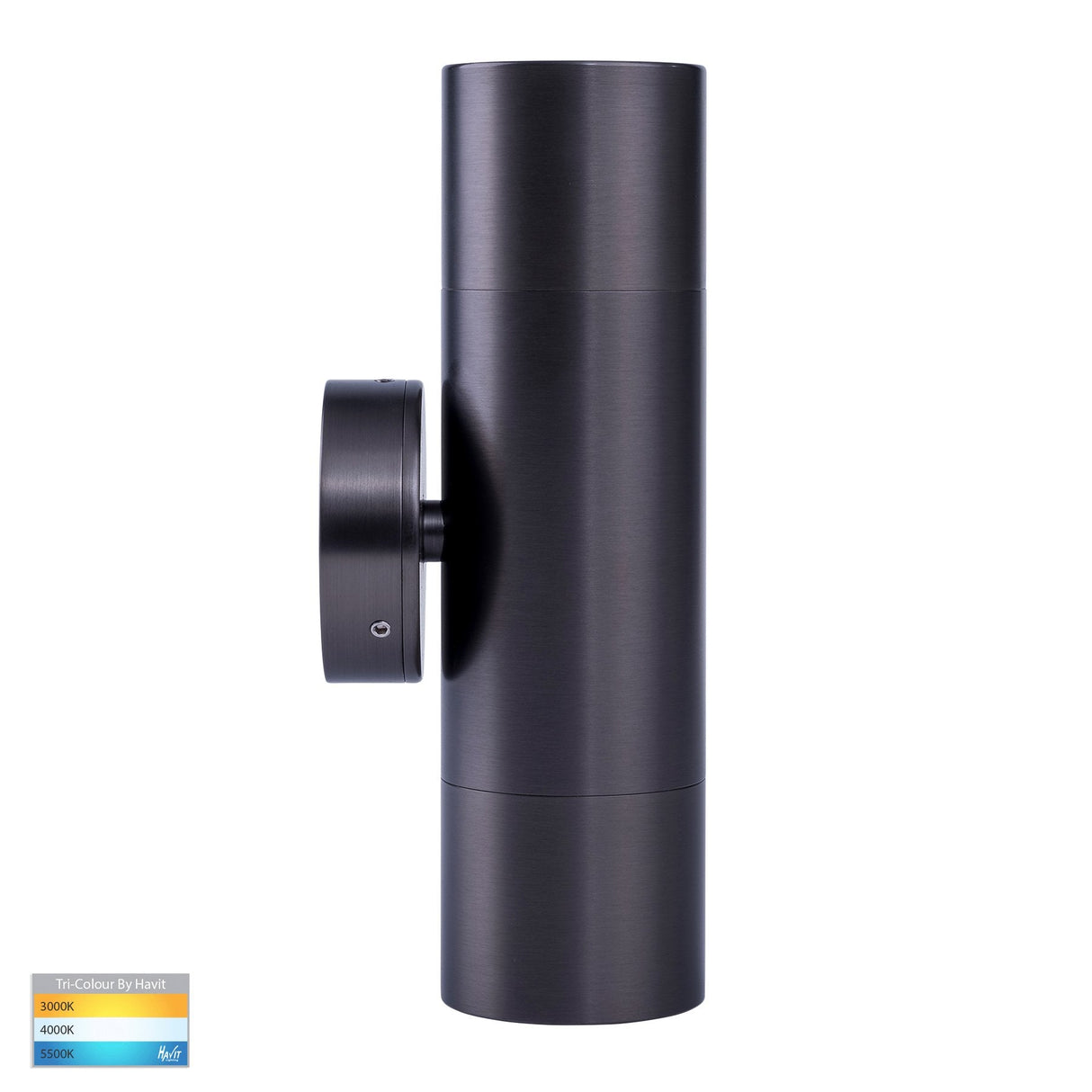 Havit HV1075T HV1077T Tivah Solid Brass Graphite Coloured TRI Colour Up & Down Wall Pillar Lights