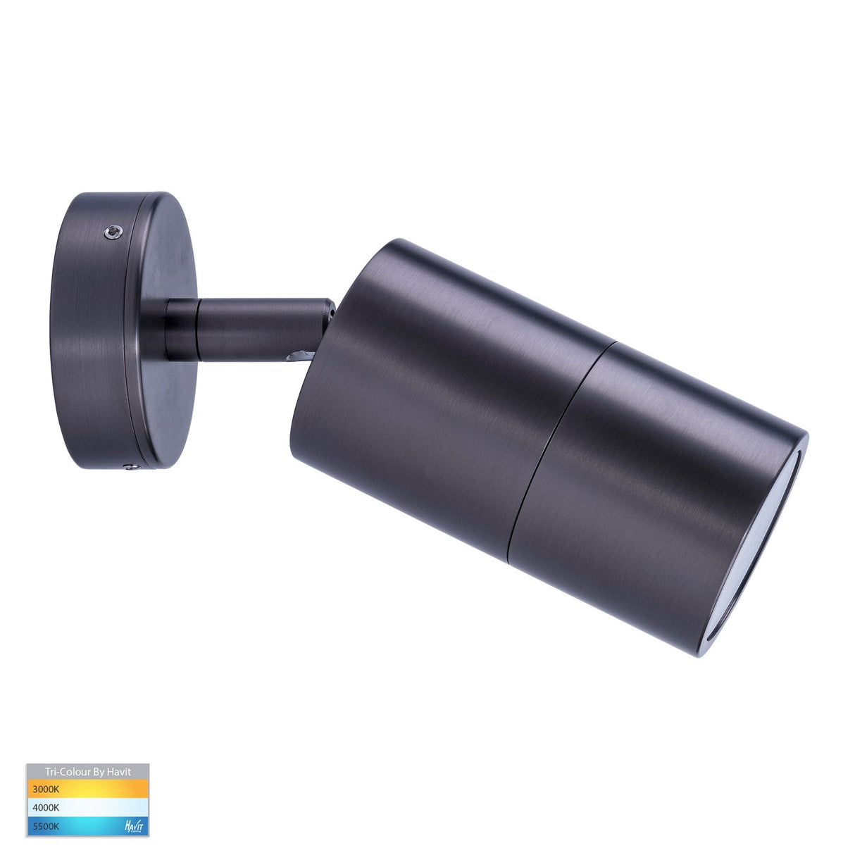 Havit HV1275T HV1277T Tivah Solid Brass Graphite Coloured TRI Colour Single Adjustable Wall Pillar Lights