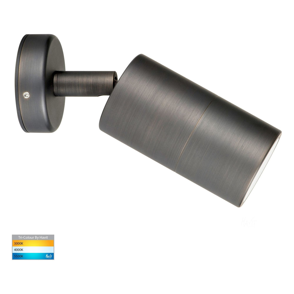 Havit HV1295T HV1297T Tivah Antique Brass TRI Colour Single Adjustable Wall Pillar Lights