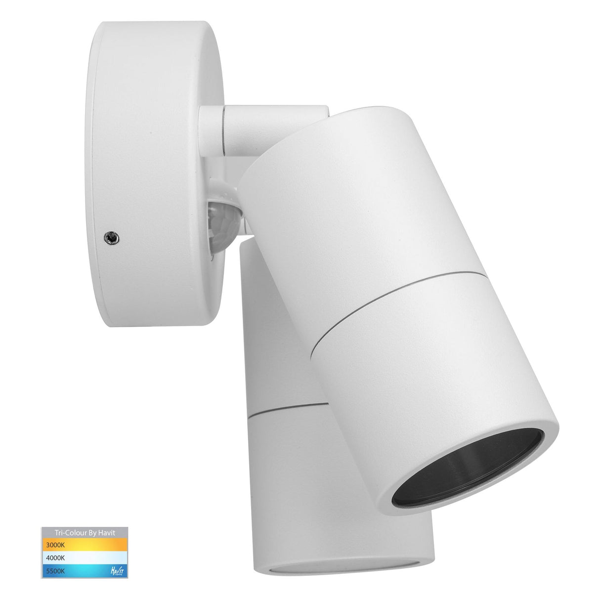 Havit HV1335T-PIR HV1336T-PIR Tivah Aluminium White TRI Colour Double Adjustable Spot Lights with Sensor