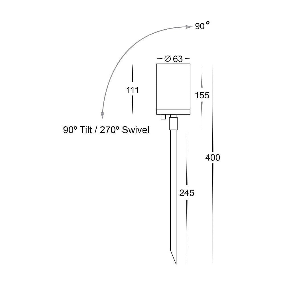Havit HV1412T Eden Copper LED Garden Spike Lights