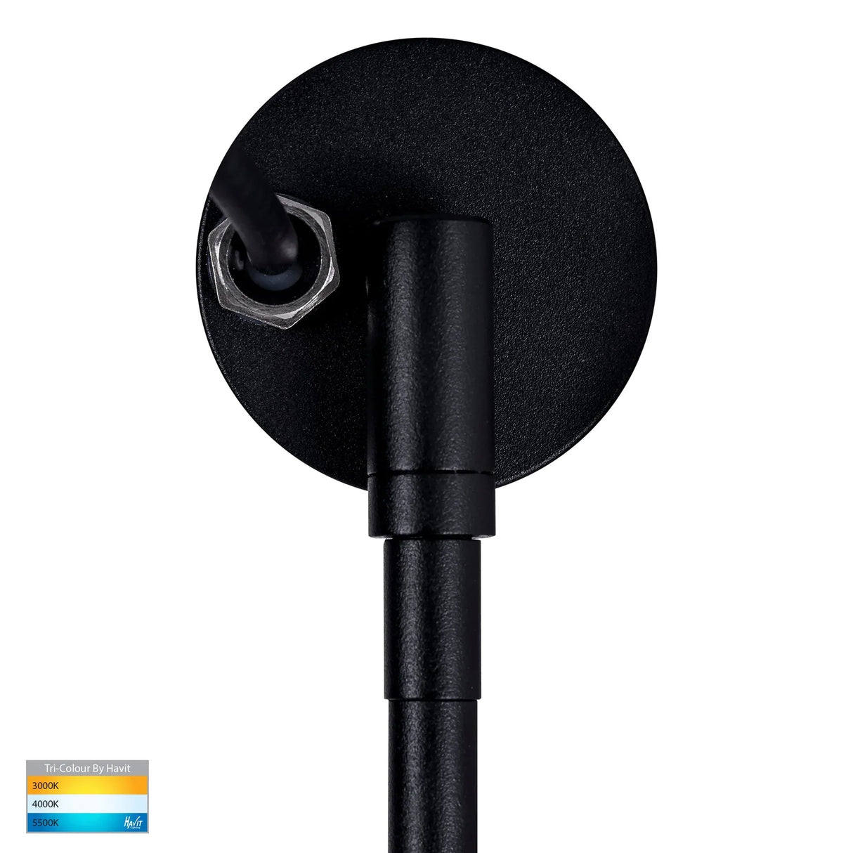 Havit HV1427T-SSBLK Tivah Black 316 Stainless Steel TRI Colour LED Garden Spike Light