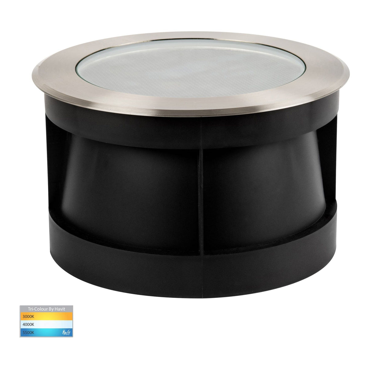 Havit HV1845T Split 316 Stainless Steel TRI Colour 18w LED Inground Light