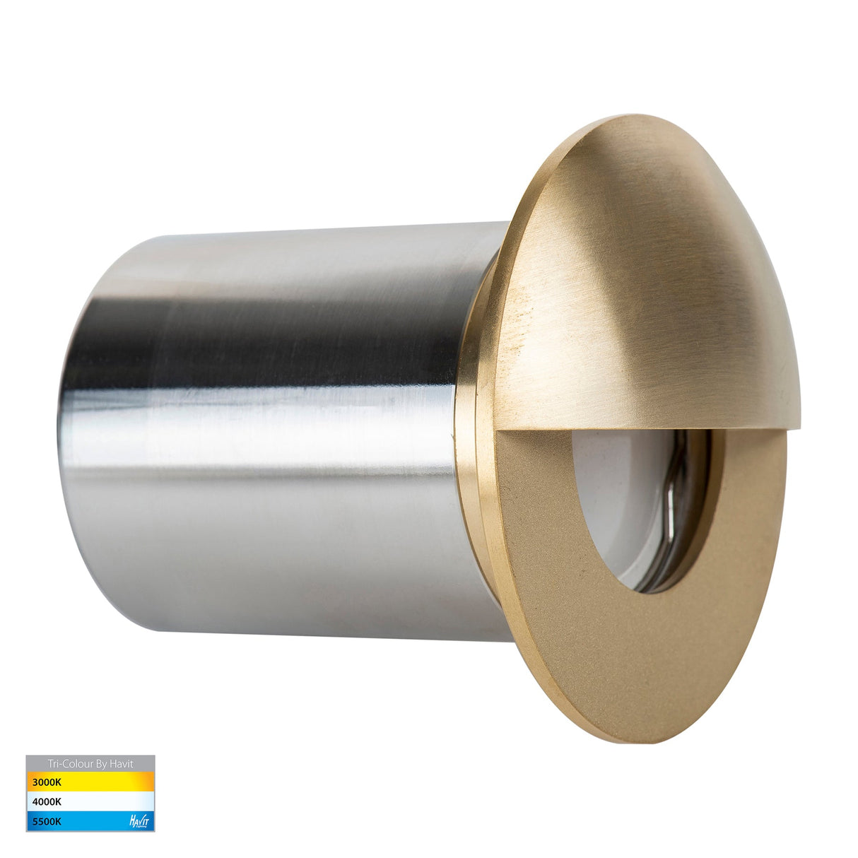 Havit HV19012T Ollo LED Step Light With Eyelid Brass