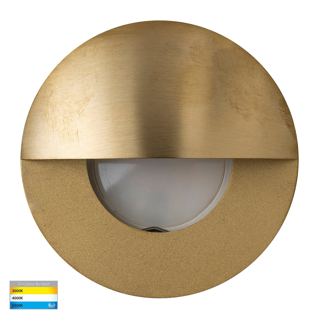 Havit HV19012T Ollo LED Step Light With Eyelid Brass