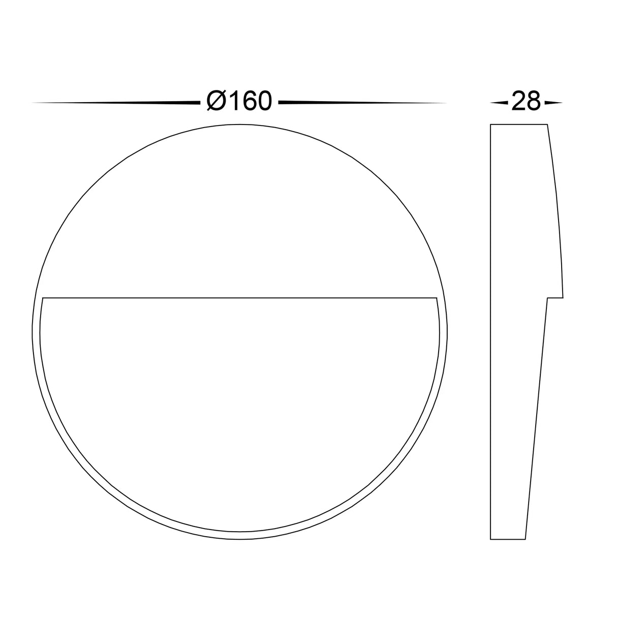 Havit HV3269T-12V-RND Fino Round LED Outdoor Step Light