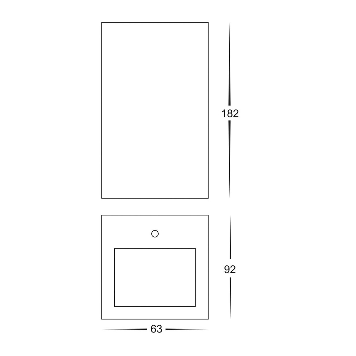 Havit HV3633T VELDI Square TRI Colour Up & Down Wall Light