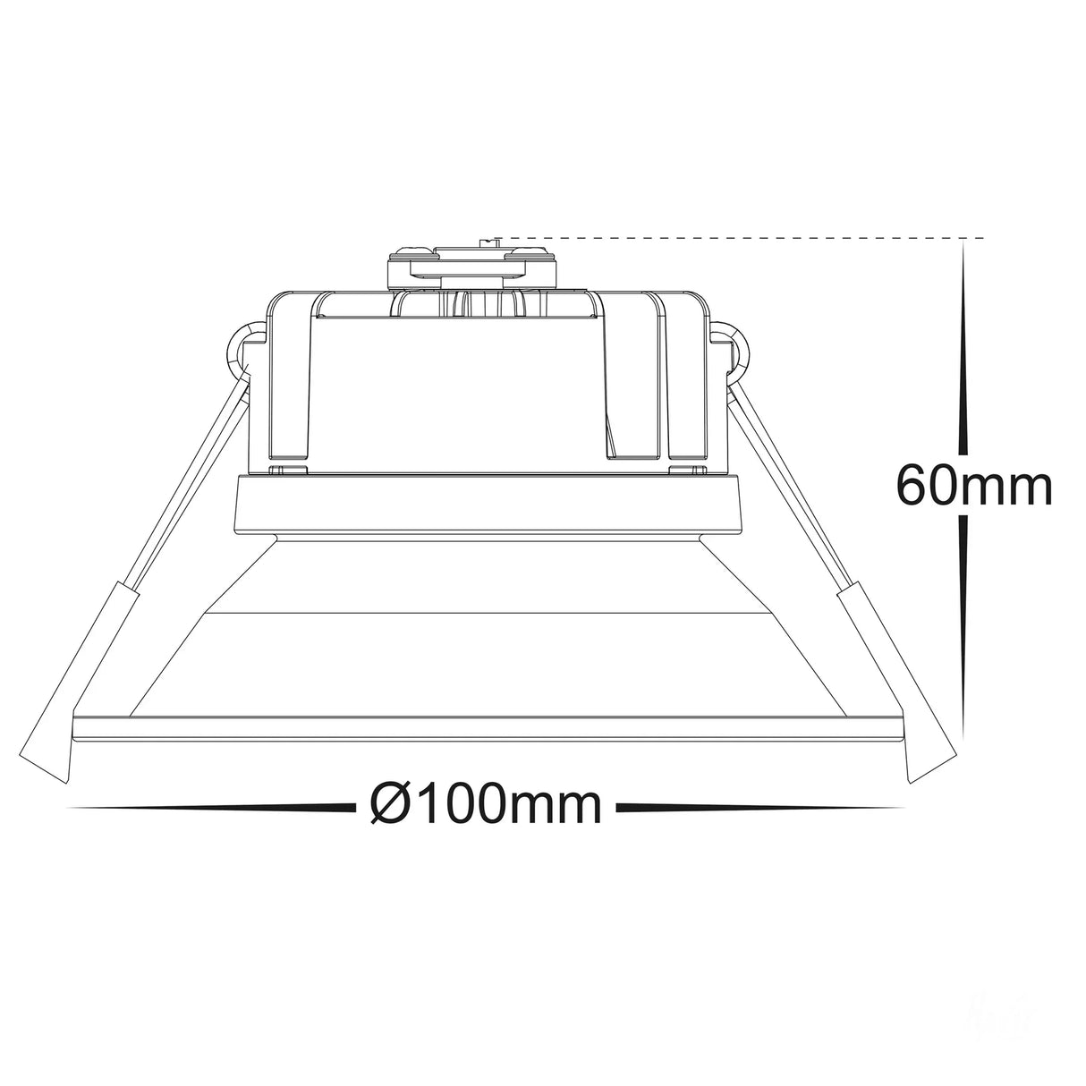 Havit HV5528D2W Gleam Fixed Dim to Warm LED Downlight