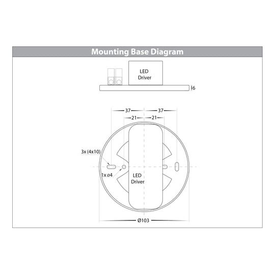 Havit HV5803T Nella 12w Surface Mounted Led Downlight