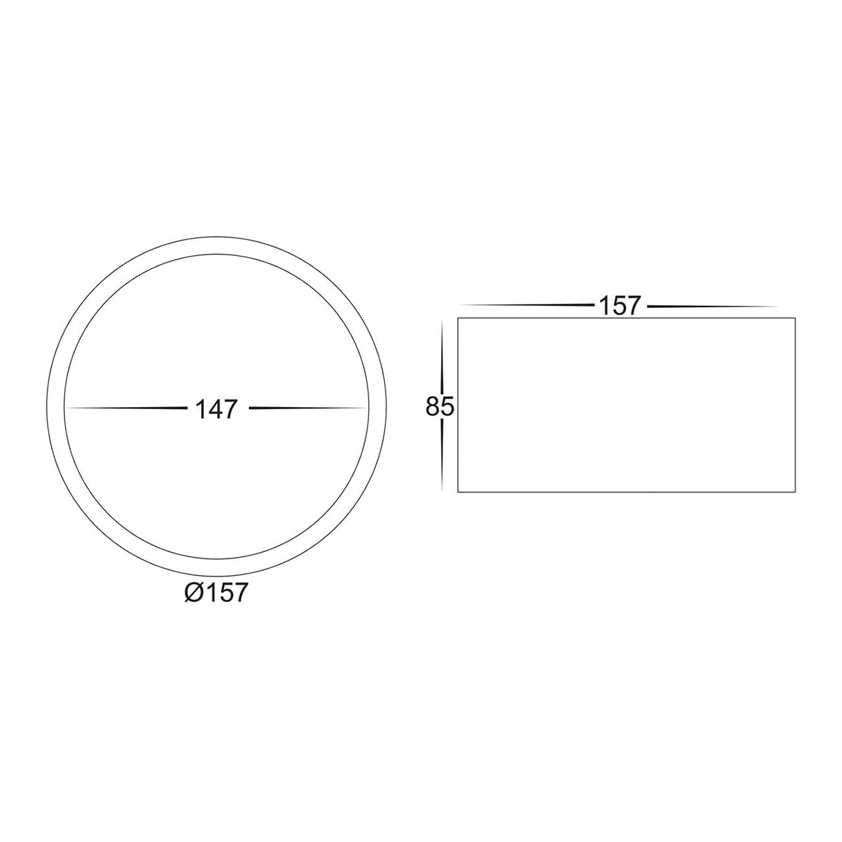 Havit HV5805T NELLA 18w Surface Mounted LED Downlight