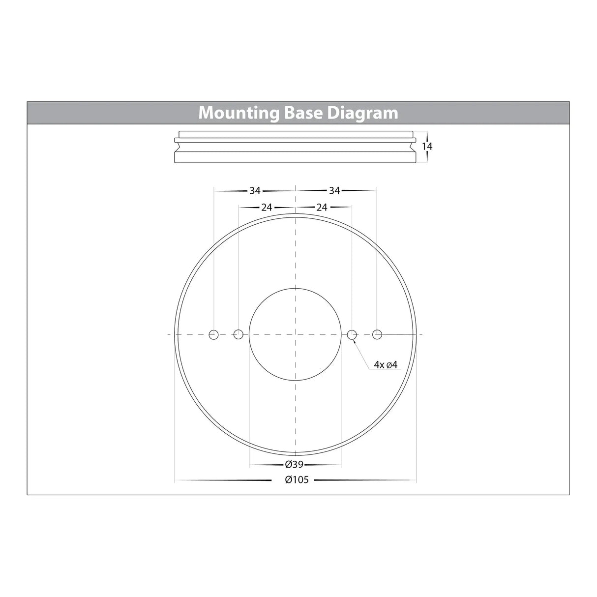 Havit HV5825T Nella 24w Surface Mounted Rotatable LED Downlight