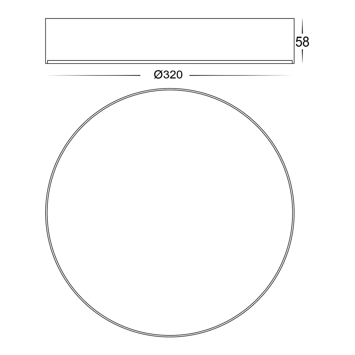 Havit HV5893T NELLA 30w Surface Mounted LED Oyster