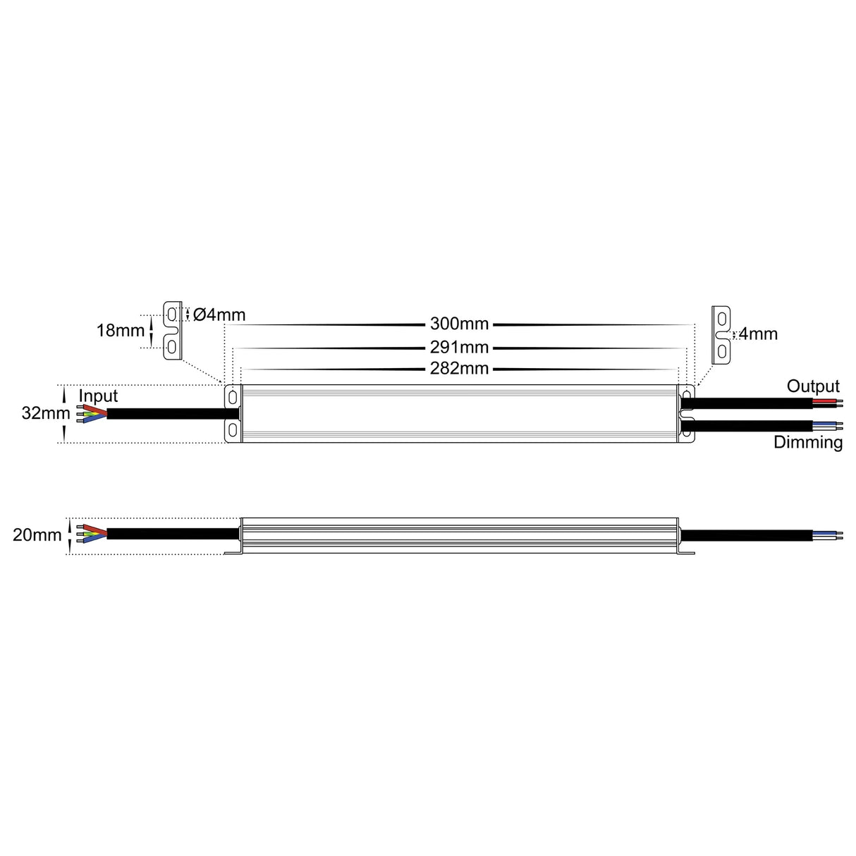 Havit HV9661-60W 60W Triac + 0-1/10v Dimmable LED Driver