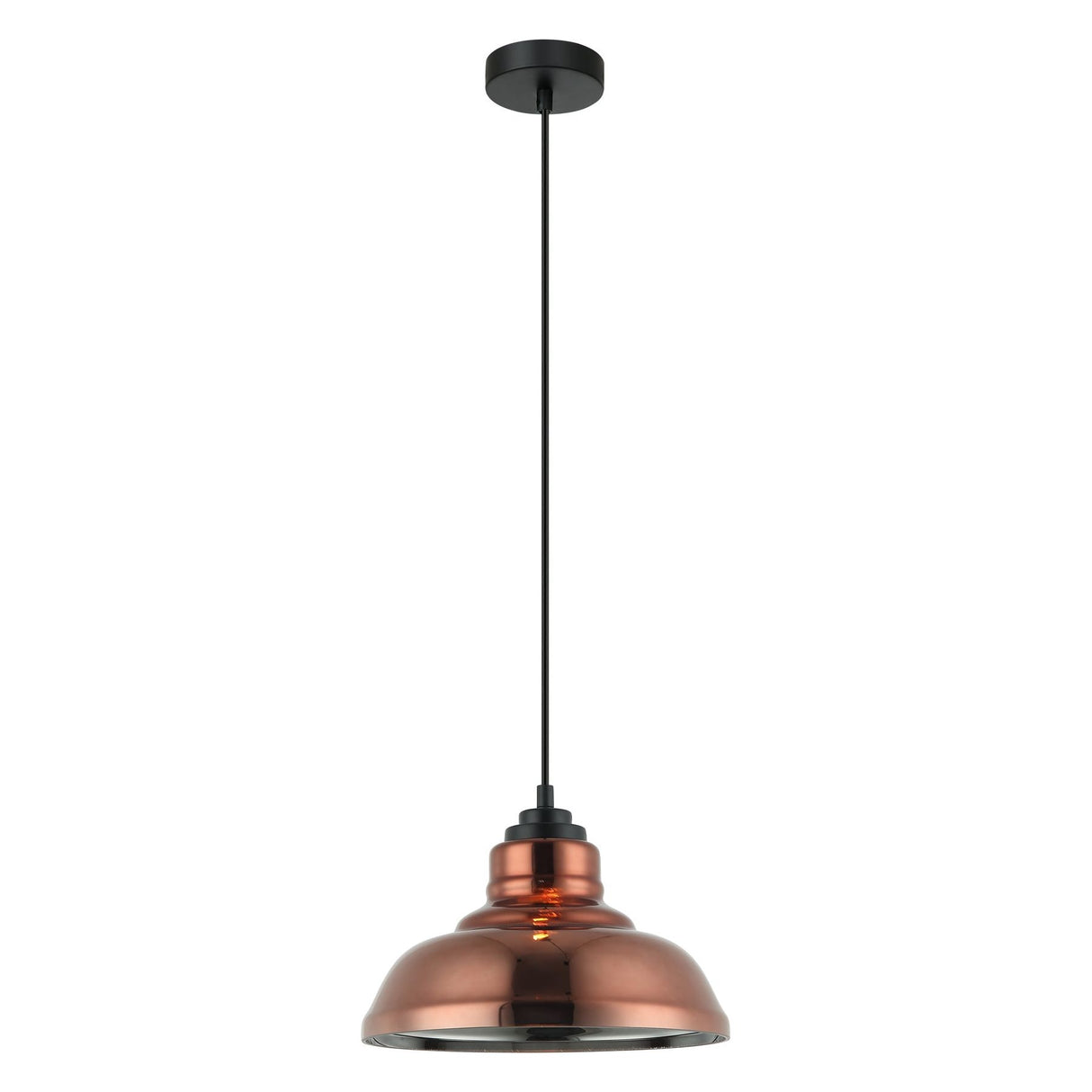 CLA Lamina Copper Coloured Glass Pendant Lights