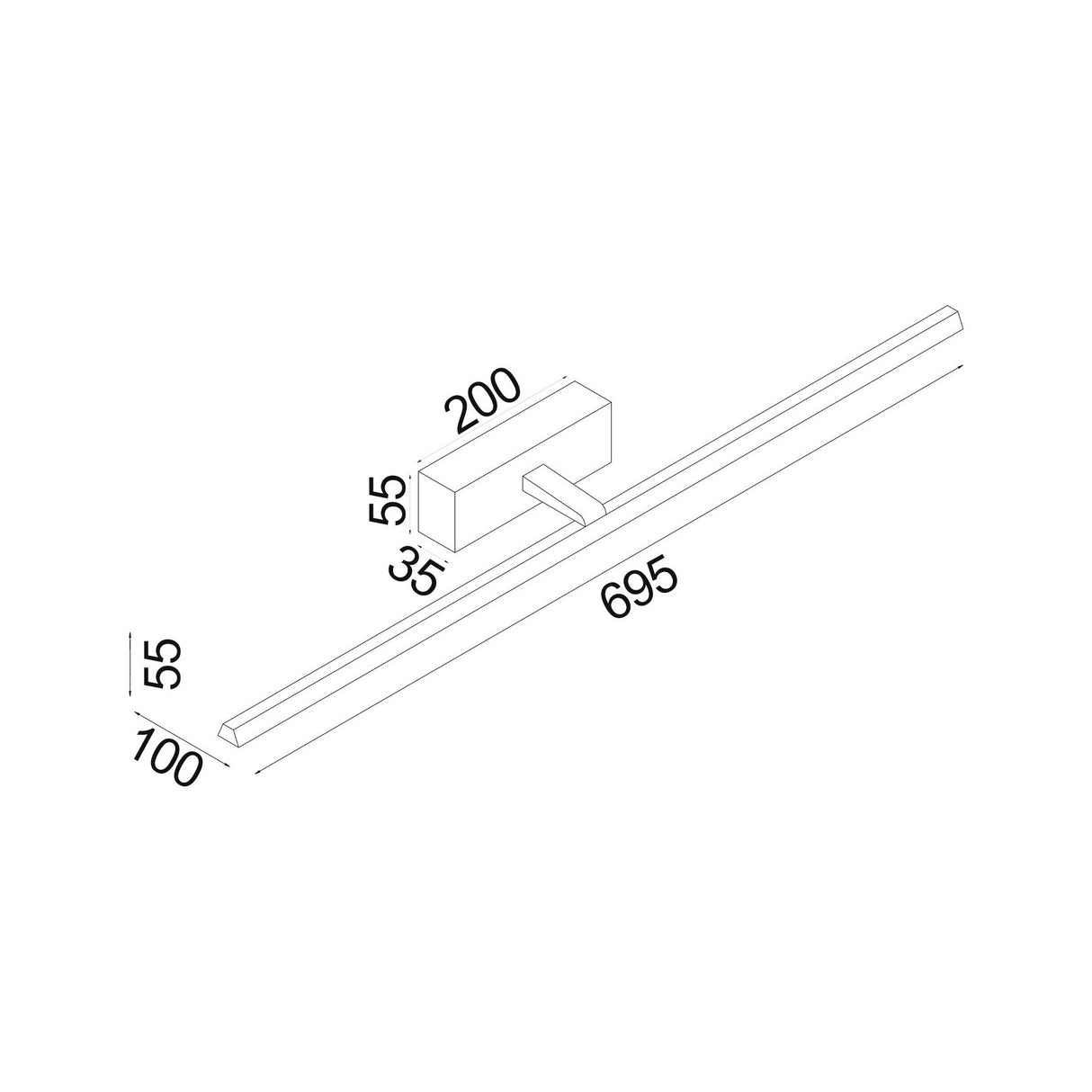 CLA LINEAL Interior LED Tri-CCT Dimmable Vanity / Picture Wall Lights IP44