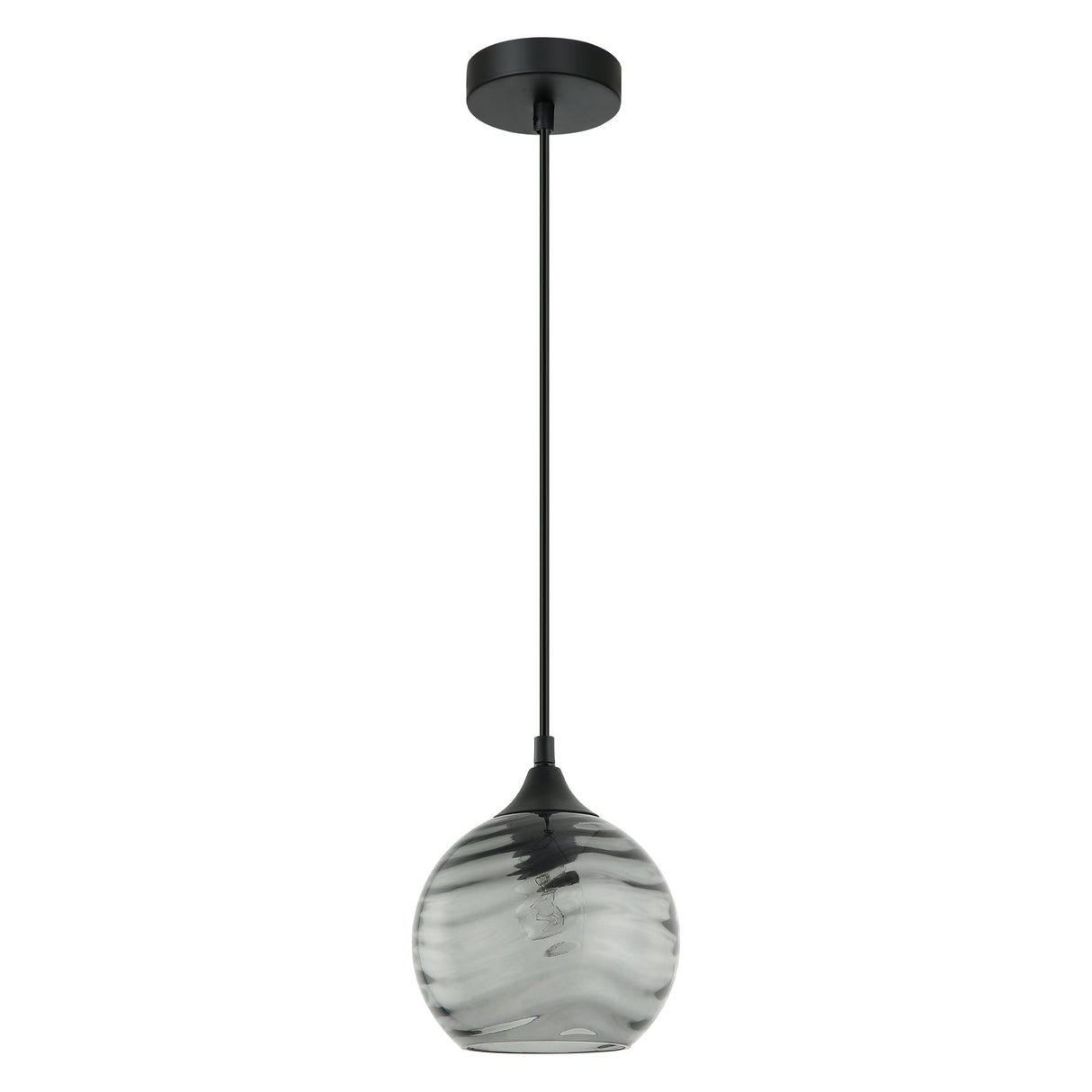 CLA Marbre Interior Wine Glass Wavy Glass Pendant Lights