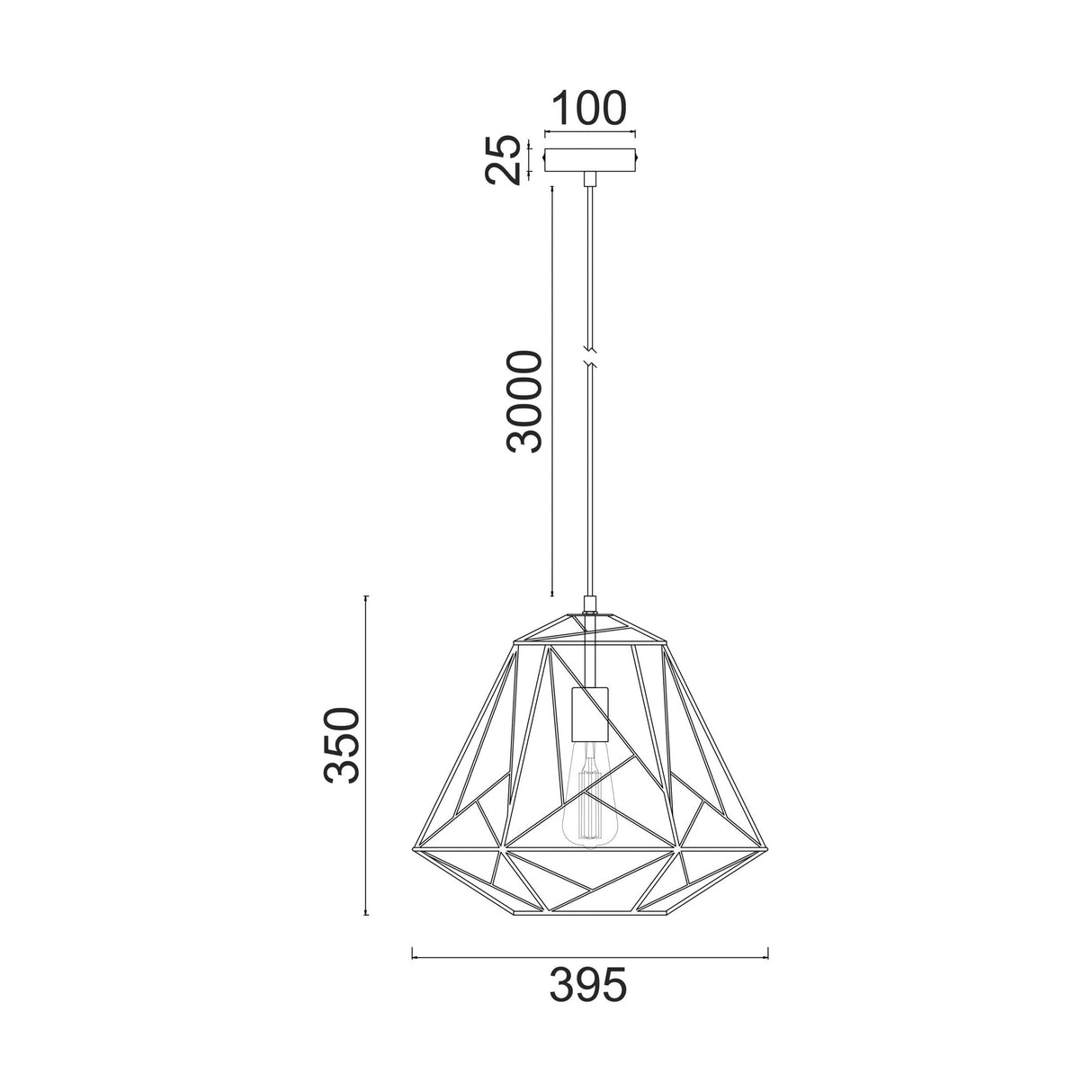 CLA MARTE Interior Iron Cage Pendant Lights