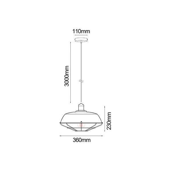 CLA MATRIX Iron Dome & Cage Pendant Lights