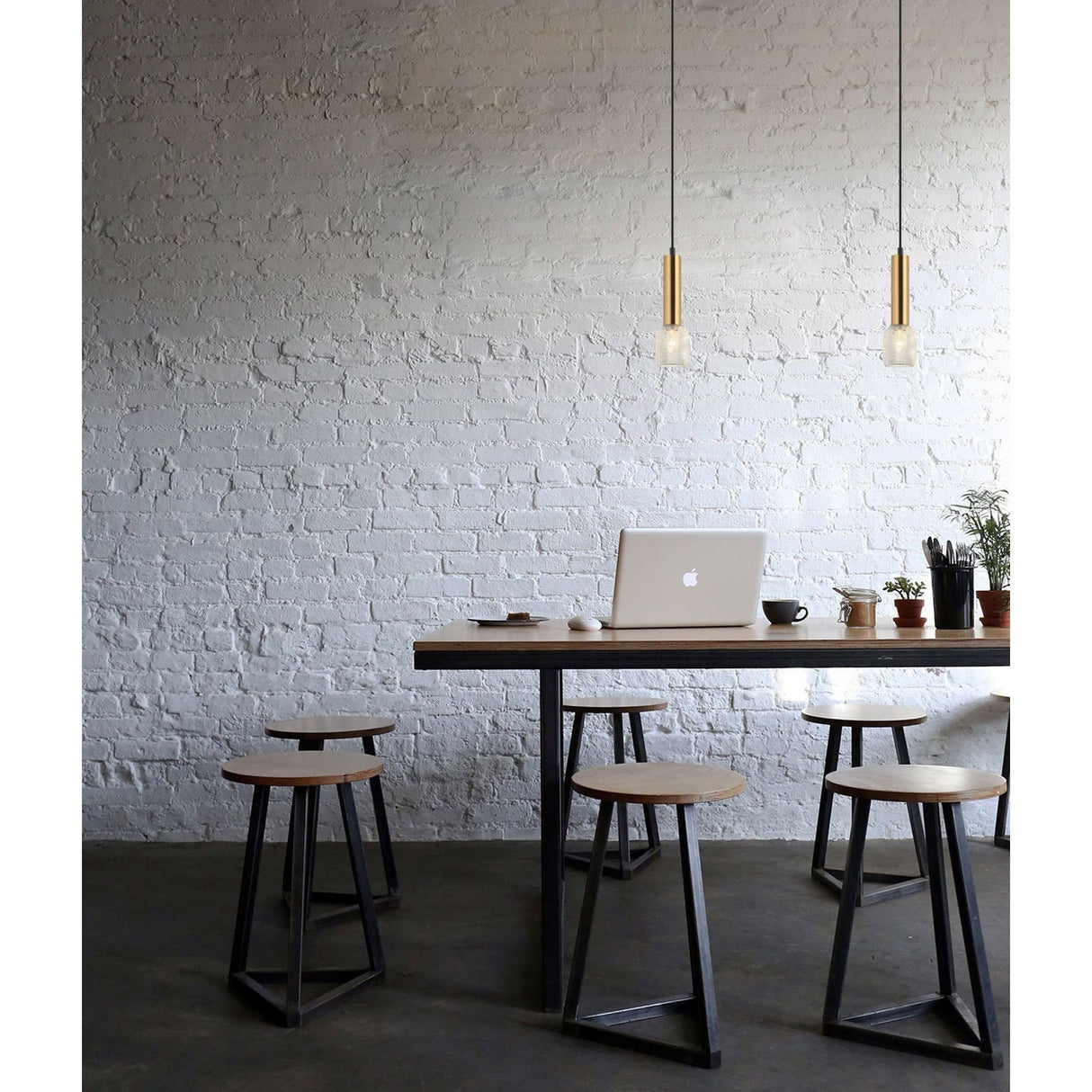 CLA Mikro Interior Cylinder & Mesh Pendant Lights