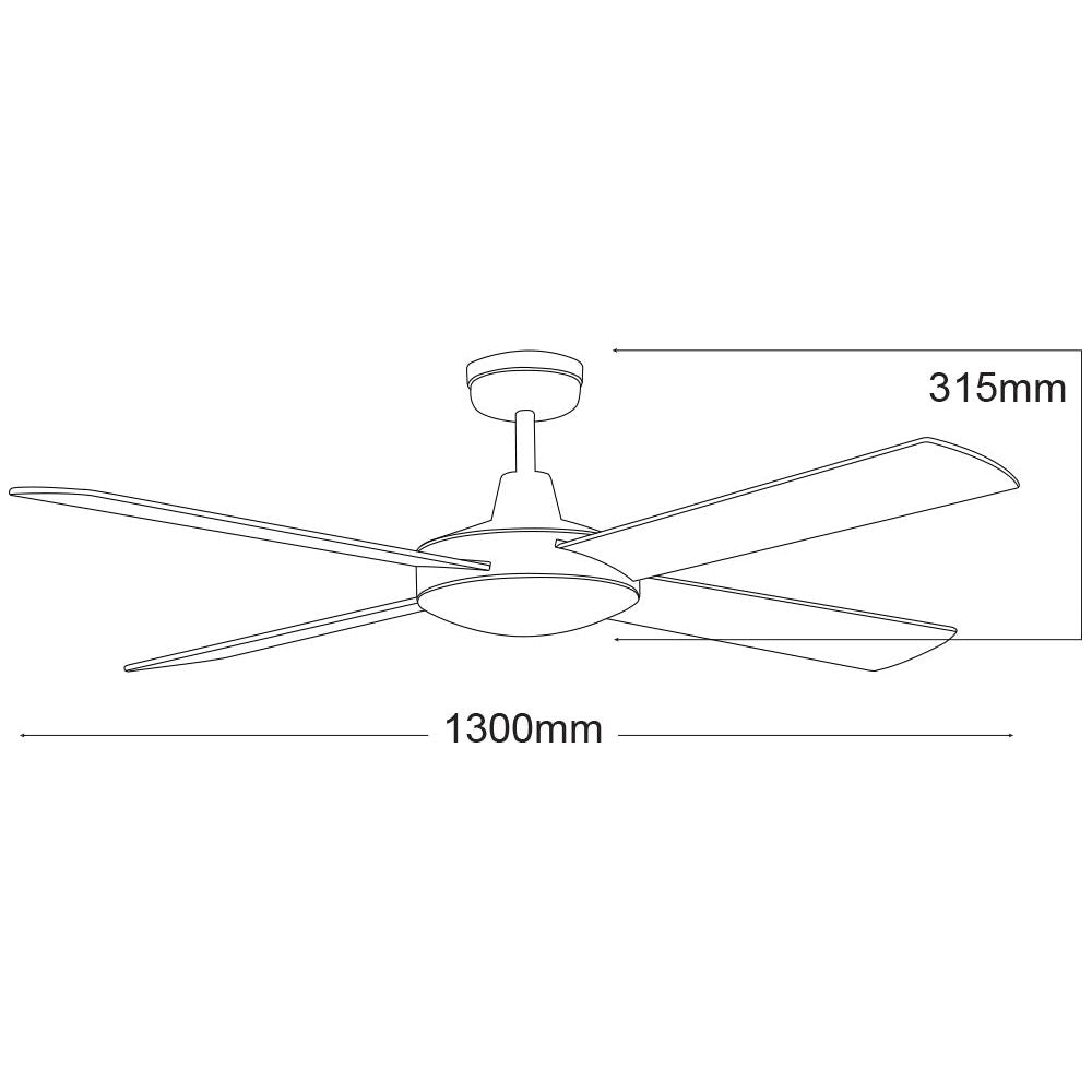 Martec Lifestyle 52″ DC Ceiling Fan With Remote