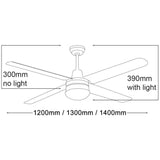 Martec Precision 304 Stainless Steel Ceiling Fan