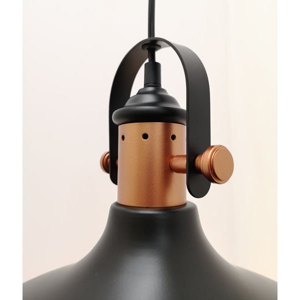 CLA NARVIK Dome with Copper Highlight Pendant Lights