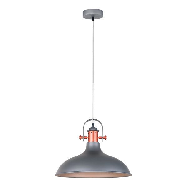 CLA NARVIK Dome with Copper Highlight Pendant Lights