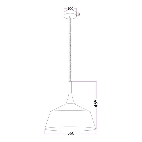 CLA Nordic Angled Dome Pendant Lights