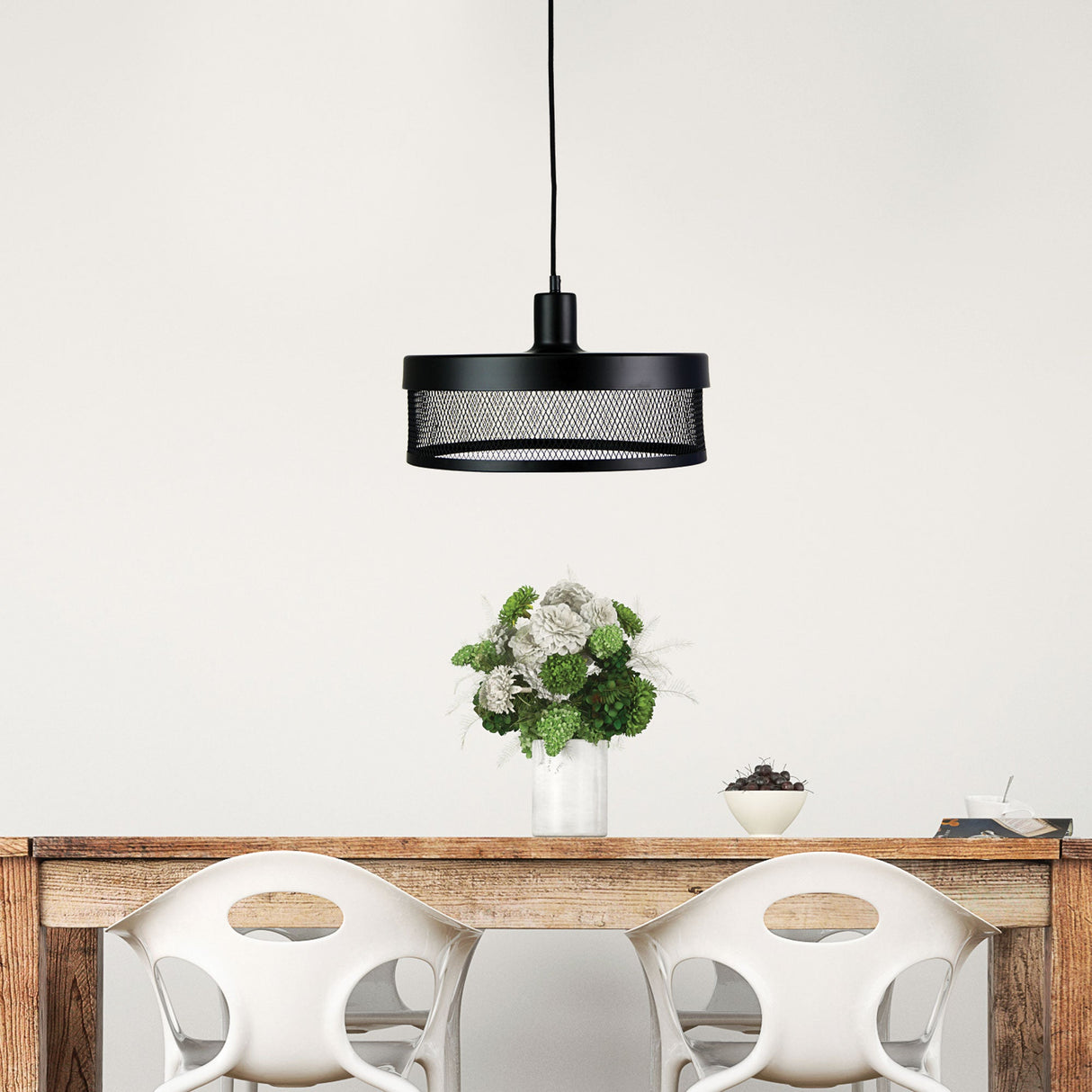 Oriel Lighting CHESTER Industrial Mesh Retro Pendant