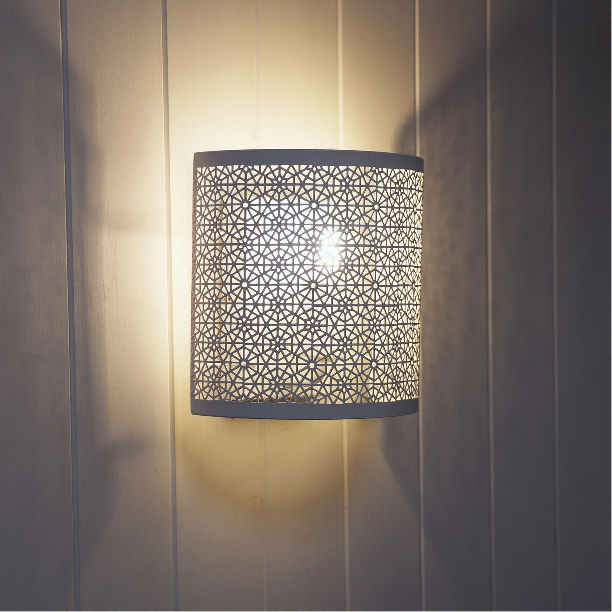 Oriel BASTIA Laser Cut Metal Wall Mounted Light