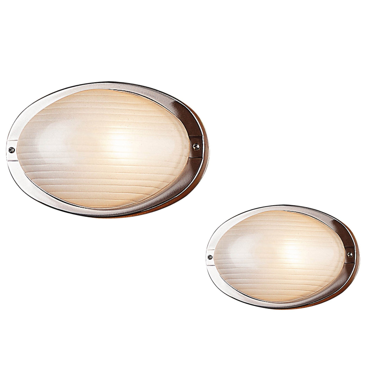 OVALE Stainless Steel Bunker Wall Light by VM Lighting