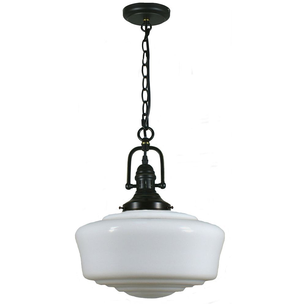 Lighting Inspiration Paramount Moulins 1Lt Pendant Black Flex Patina Black
