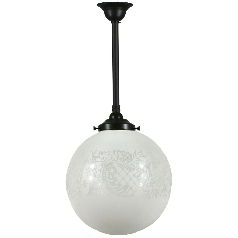 Lighting Inspiration Sheffield 12'' Rod Pendant 3/4'' Half Meter Patina Black