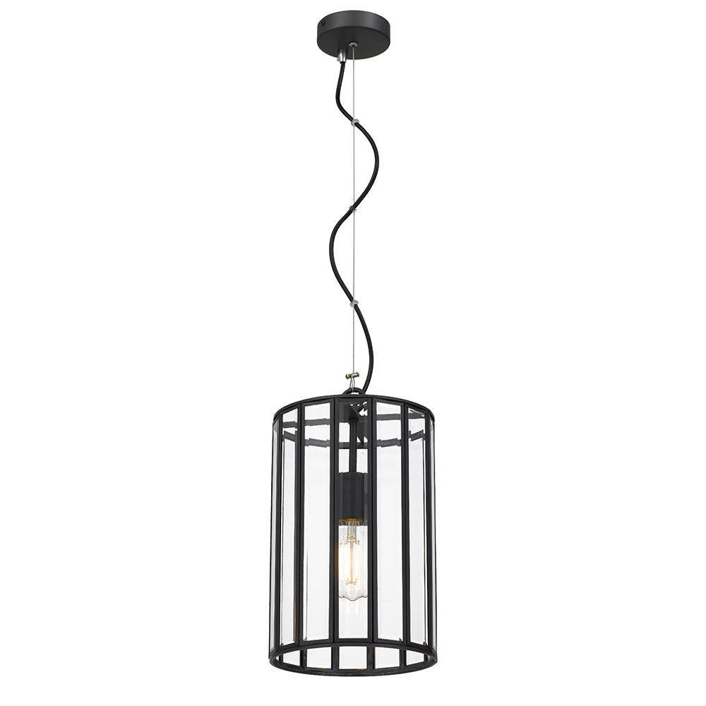 Telbix Pratt Pendant Black