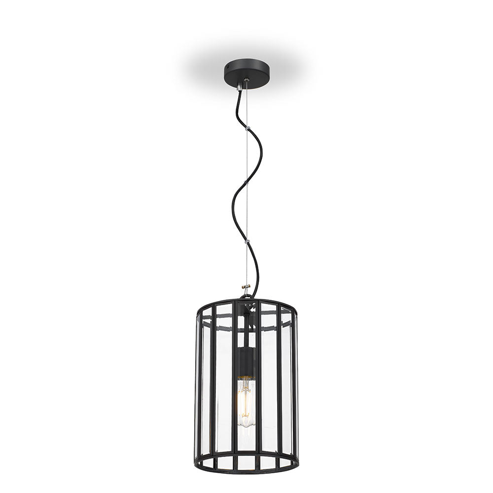 Telbix Pratt Pendant Black