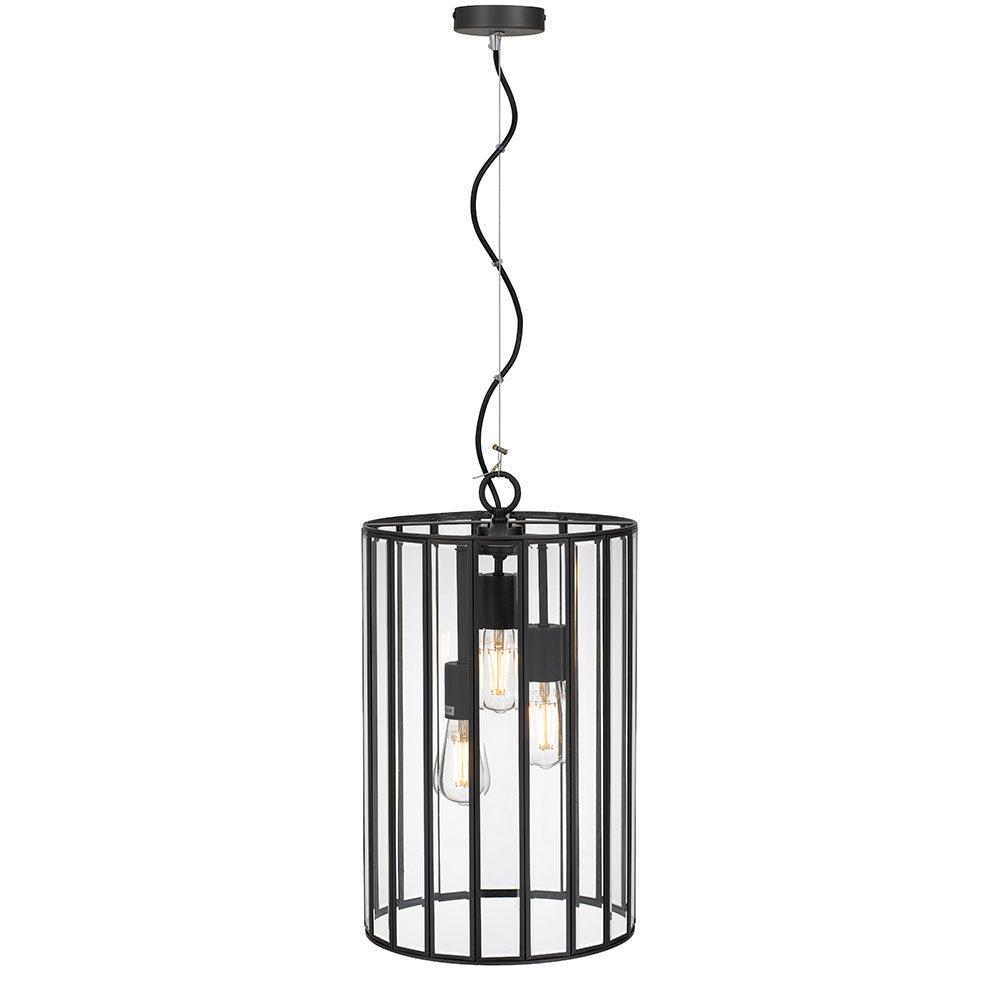Telbix Pratt Pendant Black