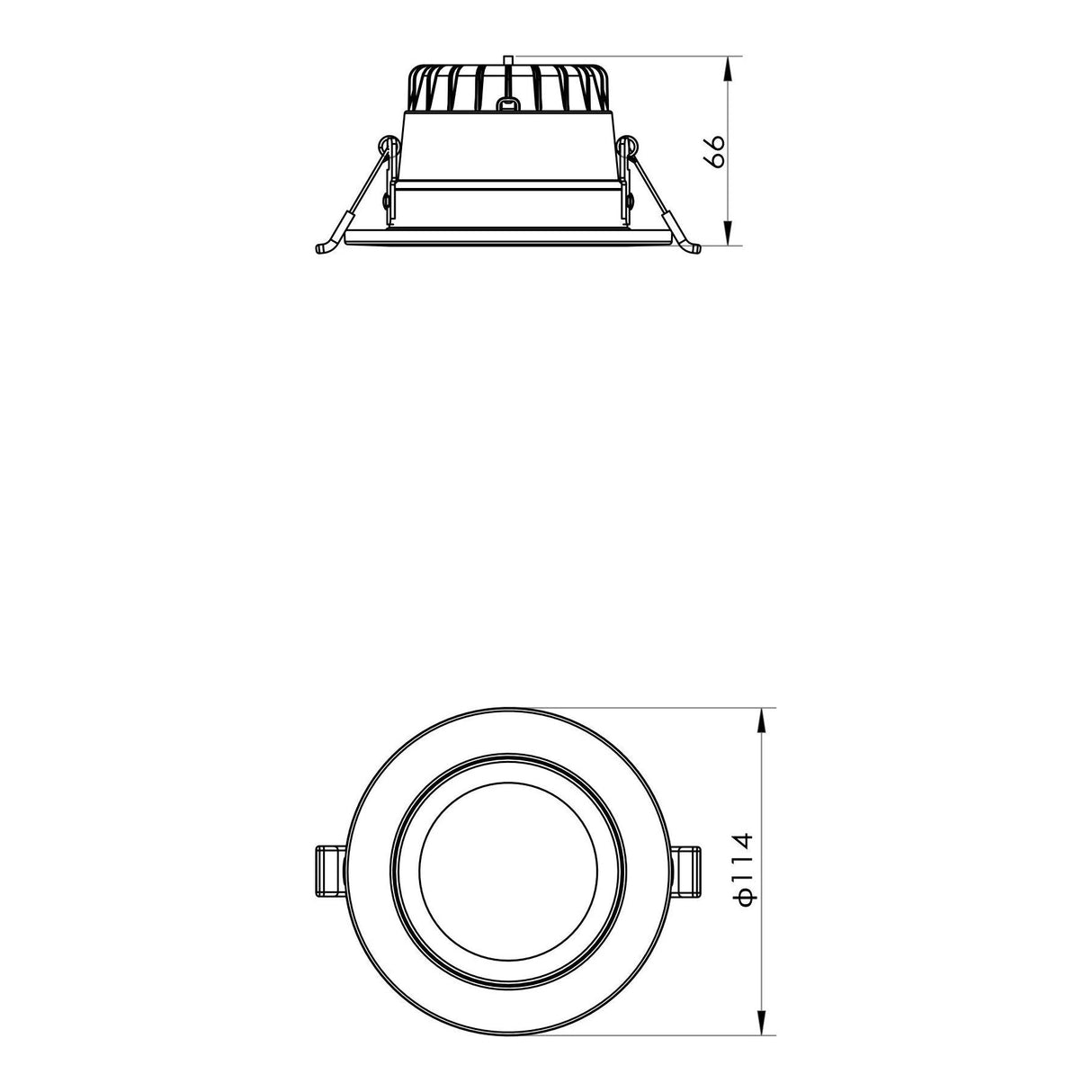 SAL RENMARK S9081D 10W Dimmable IP44 LED Downlight