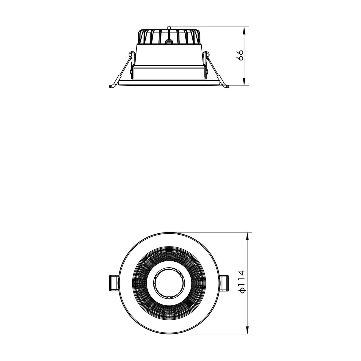 SAL RENMARK S9081R 10W Dimmable IP44 LED Downlight