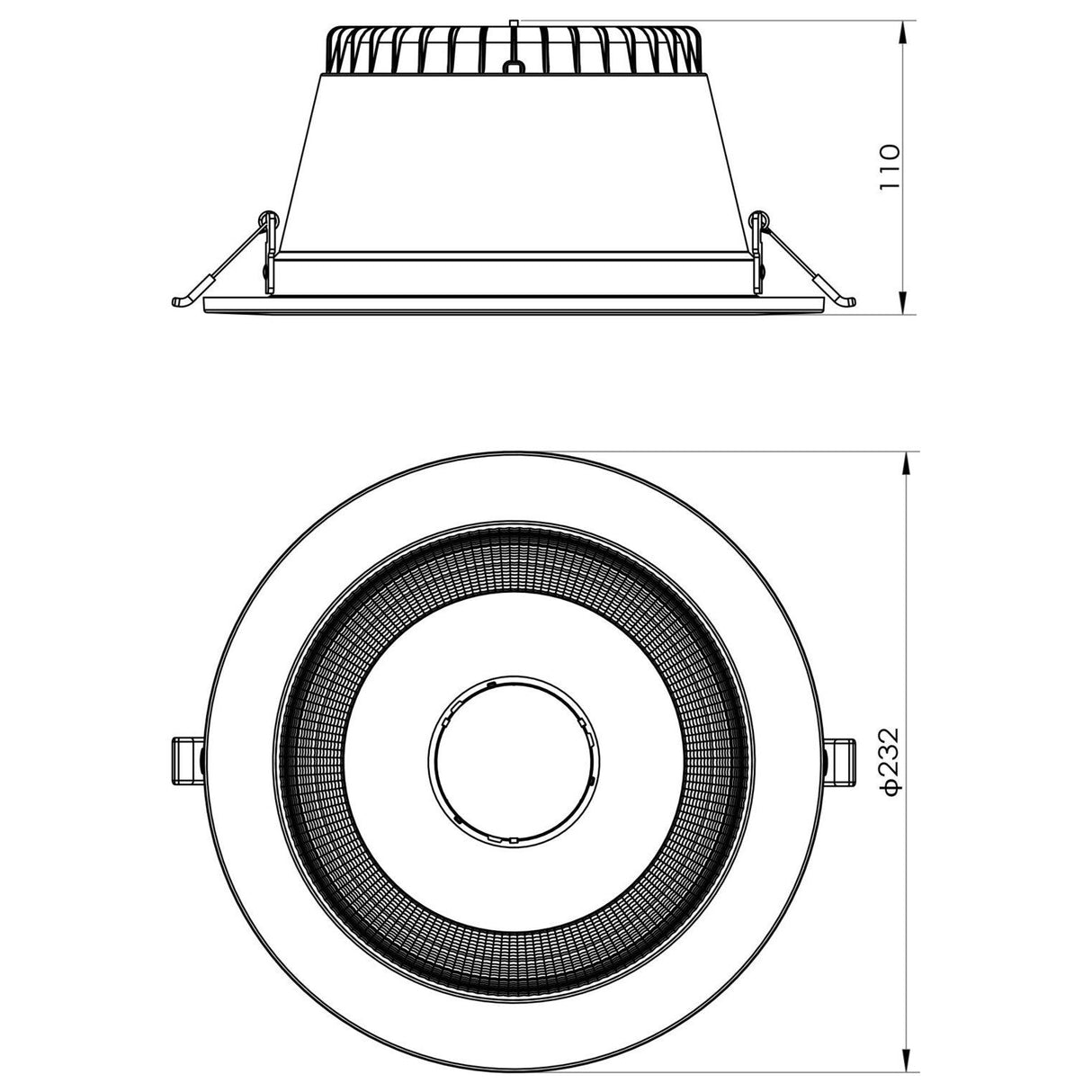 SAL RENMARK S9083D 24/35W TC/DP LED Downlight
