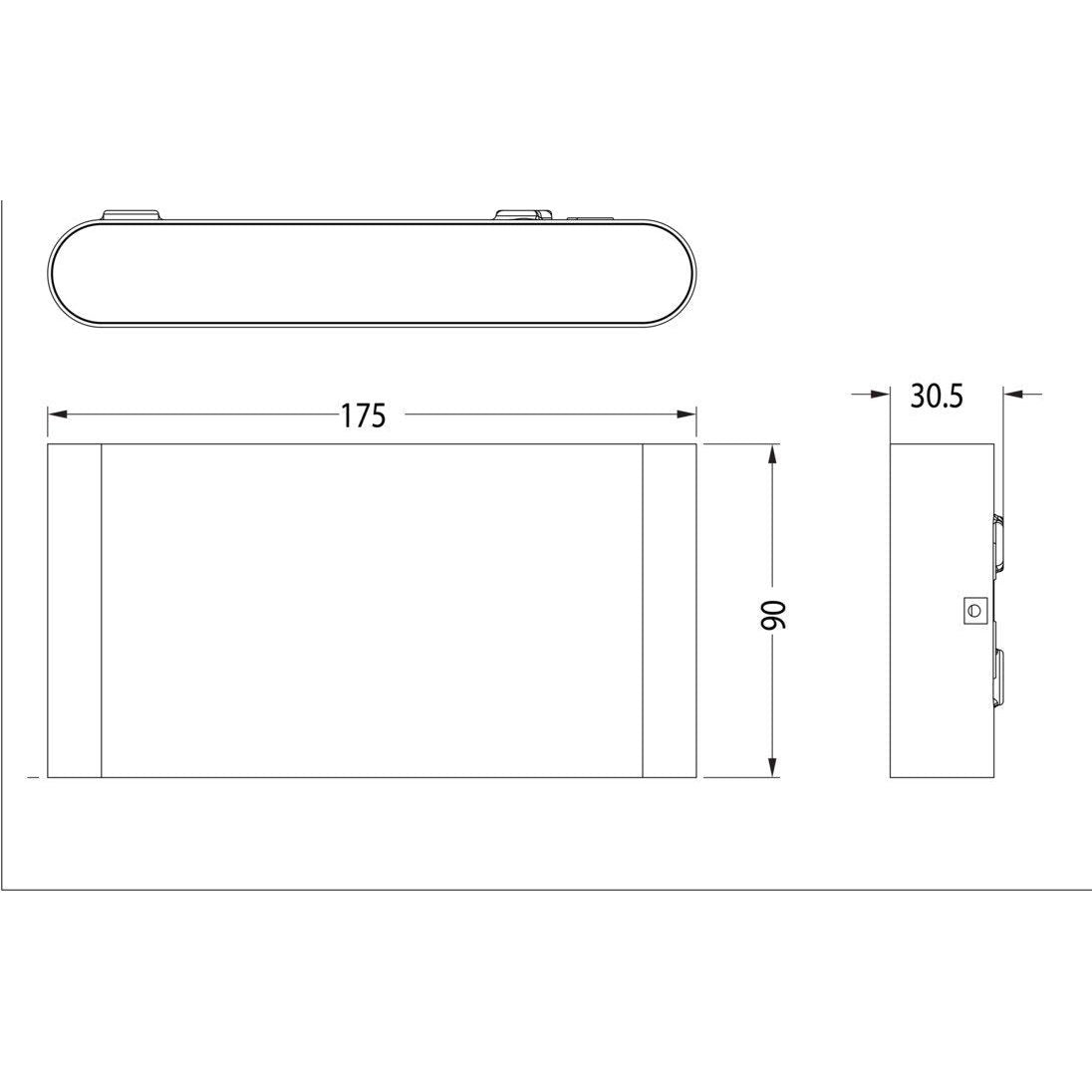 SAL CARINA SE7150 10W LED Surface Mount Wall Luminaire