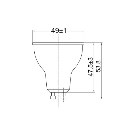 CLA SMTGU10 LED Smart Dimmable RGB+Tri-CCT GU10 Globe