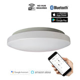 CLA SMTOYS1 LED Smart White Round Dimmable Tri-CCT Oyster Light