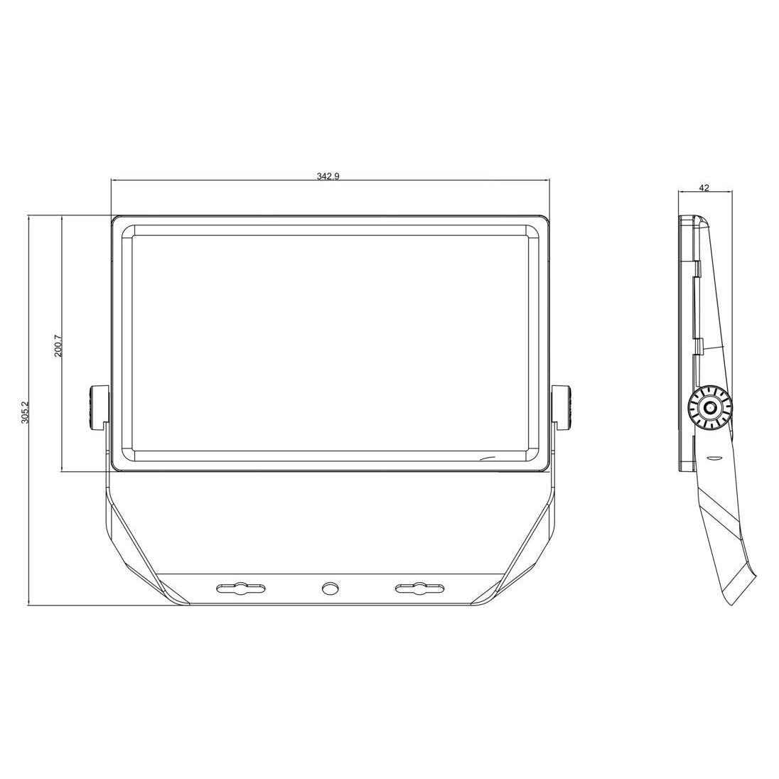 SAL STARPAD II SE7071TC IP65 LED Floodlight Tri-colour