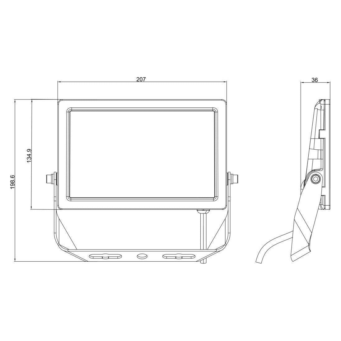 SAL STARPAD II SE7071TC IP65 LED Floodlight Tri-colour