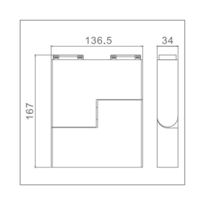 3A Lighting Magnetic LED 10W Track Light 601251