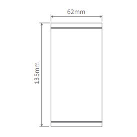 Domus ALPHA-SM Surface Mount Exterior Downlight GU10 LED 6W 240V IP65 Textured White