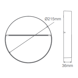 Domus ZEKE 9W Round 240v Surface Mounted LED Step/Wall Light